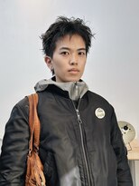 =メンズボブ/スパイキーショート/ニュアンスパーマ／MEN’S HAIR