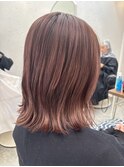 春カラーピンクベージュブリーチカラーWカラー入学式卒業式