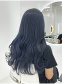 コバルト/ブルー/コバルトブルー/髪質改善/ダブルカラー