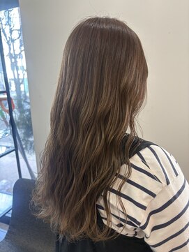 ノーム バイ アウラ(norm. by aura) ブリーチなしダブルカラー 透明感カラー ヘーゼルベージュ