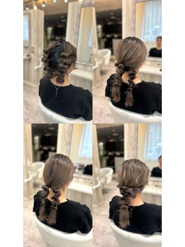 アーザ ヘアー(ASA hair) アレンジ