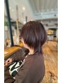 パプス ド コワフュール 甲南山手店(Pap's de coiffeur) #大人のネオウルフクビレで後頭部美人