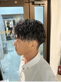 メンズショート ツイストスパイラルパーマ 佐世保