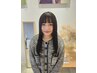 【yui限定】梅雨にオススメ!前髪ストレート+似合わせカット ¥7,700~