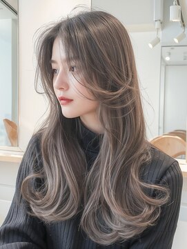 アイニ 河内小阪店(aini) シナモンベージュ/シナモン/透明感/髪質改善/