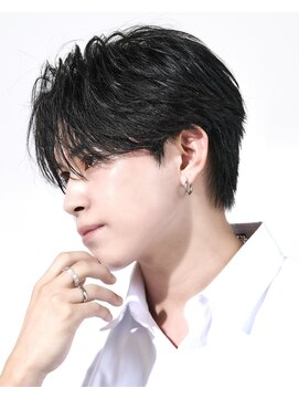 オーシャントーキョー 原宿(OCEAN TOKYO) メンズセンターパートニュアンスフェザー