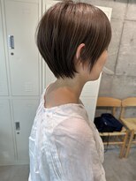 ミィ 浦和(mee) 透明感カラー ボブ 前髪 ショート カラー ブリーチ&ダブルカラー