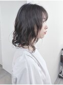 ＊ゆるふわパーマボブウェーブニュアンスパーマ大人ボブパーマ