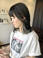 フィオーレ ヘアデザイン(FIORE hair design)&nbsp;インナーカラー オリーブ グレージュ シルバー トリートメント