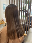 潤いキープ◎メンテナンス縮毛矯正+重かるカット