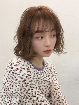 メゾンアクア 表参道(Maison ACQUA) ミディアムパーマデジタルパーマ韓国ボブパーマ表参道ボブパーマ