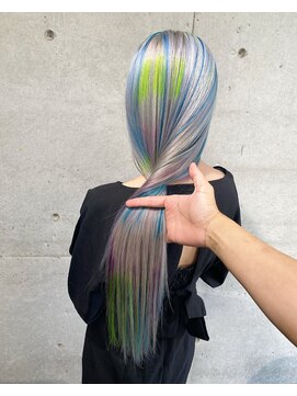 ガルボ ヘアー(garbo hair) 艶髪 ハイトーンカラー デザインカラー