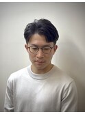 毛流れパーマ