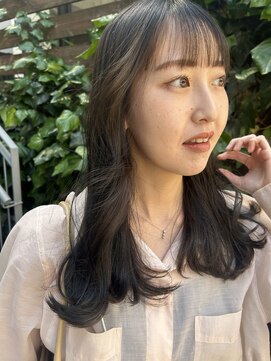 パークヘア 天神大名(parc hair) 透明感カラー　韓国風