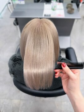 ガルボヘアー 桟橋店(garbo hair) ハイトーン大人可愛い20代30代40代