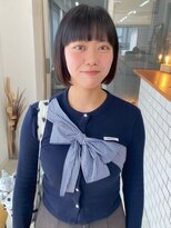 リル 四条河原町(LiLu)&nbsp;切りっぱなしボブ外ハネボブくびれボブ大人ボブ小顔ボブ