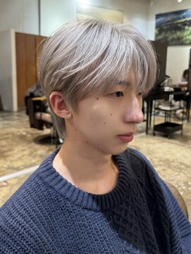 ノラ ヘアーサロン(NORA HAIR SALON) 韓国マッシュホワイトカラーシースルーマッシュダウンパーマ