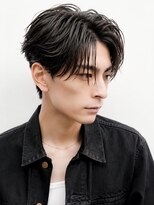 オーシャントーキョー ホワイト 原宿(OCEAN TOKYO WHITE)&nbsp;韓国風シースルーセンターパートニュアンスパーマ黒髪リクルート