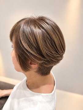 トランスサロン 吉祥寺(TRANS SALON) 根元リタッチ×褪色ニュアンスカラーボブ