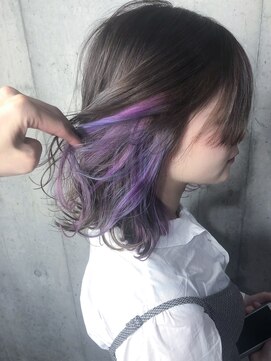 サロンドミルク 原宿(salon de MiLK) インナーユニコーンカラー