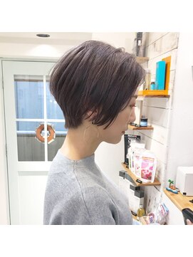 レンク(LENC) Coast.ショートボブ×ハンサムショート×ラベンダー