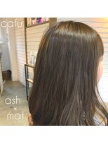 カフーヘアー 本店(Cafu hair) カーキアッシュカラー◎