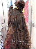 misherry ドレスヘア結婚式ハーフアップ 二次会 ブライダル 花嫁
