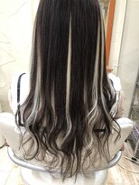 ニーナ ビューティーサロン(NINA Beauty Salon) ホワイトメッシュ#ロングヘア#ハイライト#エクステ