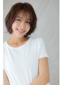 ひし形シルエットくせ毛風小顔ミニボブ304Z北浦和20代30代40代