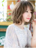 ■フレンチガーリー小顔ふわふわボブ52-25★戸頭20代30代40代