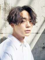 フィフス 原宿(fifth) 波打ちセンターパートツイストスパイラルパーマ波巻きパーマ