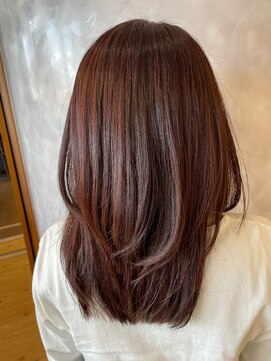 ヘアーズエナジー 彩都店(HAIRS energy) ツヤピンクカラー