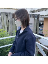 ミント(mint)&nbsp;ミニボブ/ボブ/切りっぱなしボブ/オリーブ/くすみカラー