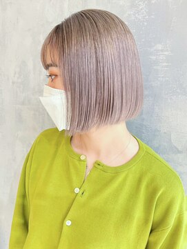 アルバム 渋谷パルコ(ALBUM) グレージュボブ_グレージュカラーボブウルフ_ba357061