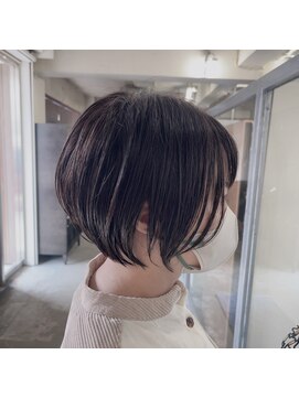 サウンドヘアデザイン(sound hair design) 艶っぽい丸みショート