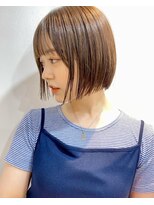 アイトーキョーエス 渋谷(AI TOKYO S)&nbsp;斜めバング/シルキーベージュ/ブラントカット[渋谷駅]