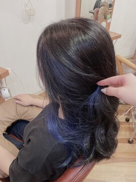 ルシードスタイルビーシャイン(LUCIDO STYLE B SHINE) 豊橋ビーシャイン★ダークブルージュ×インナーネイビーブルー