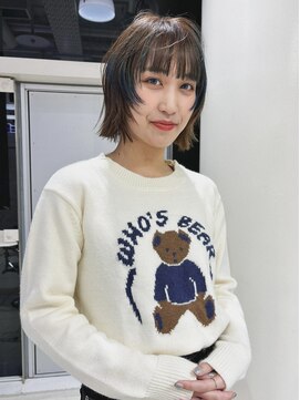 スニュウ(snuw) ケアカラーブリーチカラーダブルカラーデザインカラーボブ