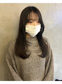 2way前髪に韓国レイヤー　韓国ヘア顔周りカット　大和八木　橿原