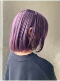 外国人風バレイヤージュ、ハイライトカラー