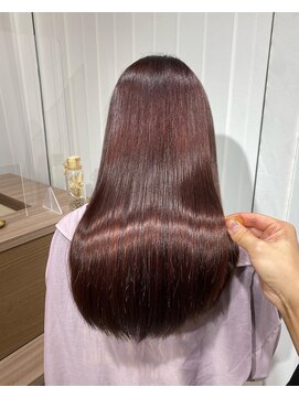 キュア 表参道(CURE) 黒髪/グレージュカラー/ココアベージュ/ヘルシーロング[表参道]