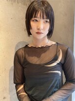 ニール(nier)&nbsp;顔周レイヤー黒髪ボブ中区袋町