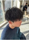 ツイストスパイラルパーマツイストパーマメンズマッシュパーマ