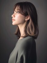 アルトリスト(Altruist Aging×HAIR&SPA)&nbsp;★ダークアッシュ大人ガーリーボブ着物ミディアムレイヤーカット