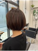 小顔ショートボブ浦和美容室アルトス荒巻充ヘアカット埼玉上手い