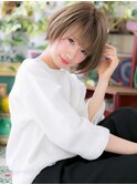 前下がりハイトーンカラー小顔ボブショートc6戸頭20代30代40代