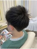小学生男の子キッズメンズカットツーブロックショート刈り上げ