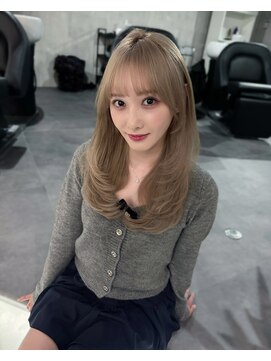 ラベル 渋谷(LAVEL) 大人小顔ミディアムレイヤー/ワンホンレイヤー/20代30代