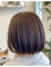 【白髪染めで若見え】カット＋白髪染め(リタッチ)＋プチスパ　 ￥7650
