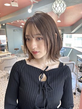 リコバイアフロート(riko by afloat) ボブ/レイヤーカット/ヘアセット/髪質改善[stylist竹田]